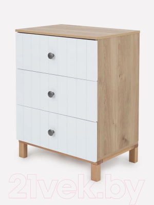 Комод пеленальный Rant Bamboo / 102 (Cloud White)