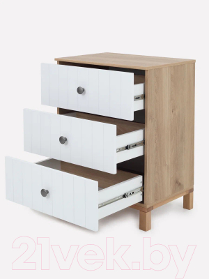 Комод пеленальный Rant Bamboo / 102 (Cloud White)