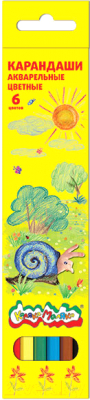 Набор акварельных карандашей Каляка-Маляка КАКМ6 - фото