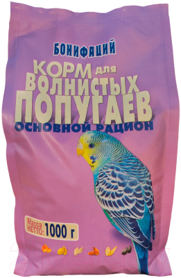 Корм для птиц Бонифаций Основной рацион - фото