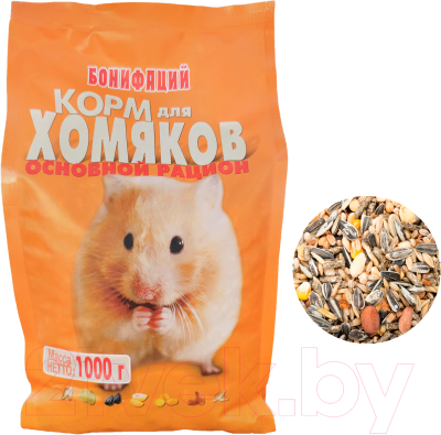 Корм для грызунов Бонифаций Основной рацион для хомяков