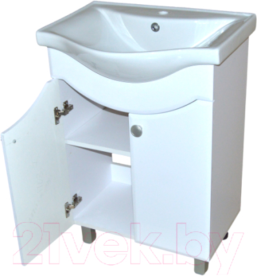 Тумба с умывальником Гамма Люкс 13-56/2 У60 Базик-7060