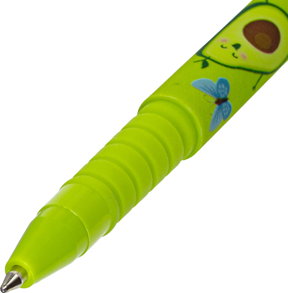 Ручка шариковая Brauberg Soft Touch Grip Avocado / 143716
