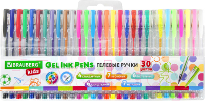 Набор гелевых ручек Brauberg Kids / 143819 - фото