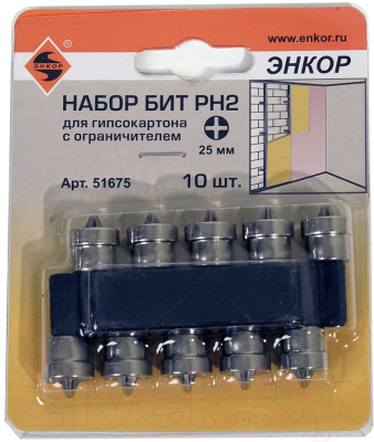 Набор бит Энкор 51675 - фото