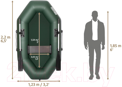 Надувная лодка Тонар Бриз 220 / 4897003