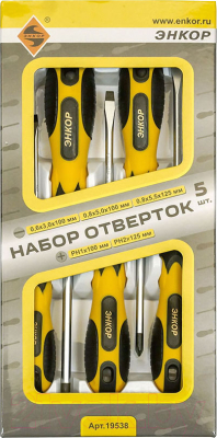 Набор отверток Энкор 19538