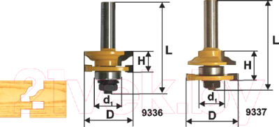 Набор фрез Энкор 9340