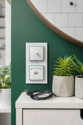 Розетка Karlik 2XRJ45 / MGK-6