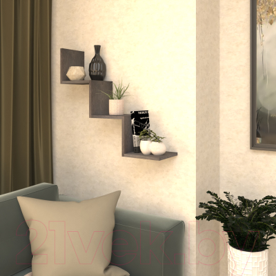 Полка Кортекс-мебель КМ 27