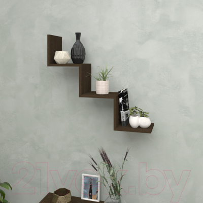 Полка Кортекс-мебель КМ 27 (венге)