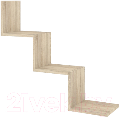 Полка Кортекс-мебель КМ 27 (дуб сонома) - фото