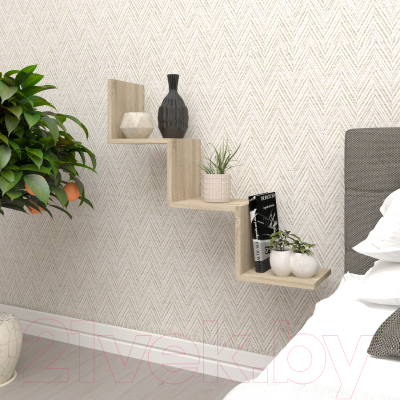 Полка Кортекс-мебель КМ 27 (дуб сонома)