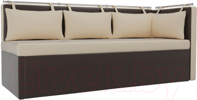 Скамья кухонная мягкая Mebelico Метро 41 правый / 58912 - фото