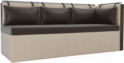 Скамья кухонная мягкая Mebelico Метро 41 правый / 58910 - фото