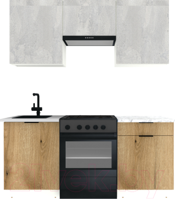 Готовая кухня ВерсоМебель Эко-2 1.8 - фото