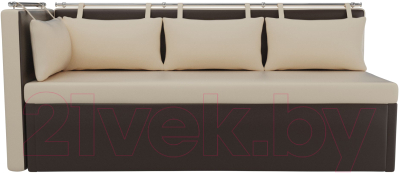 Скамья кухонная мягкая Mebelico Метро 41 левый / 58912