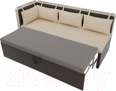 Скамья кухонная мягкая Mebelico Метро 41 левый / 58912