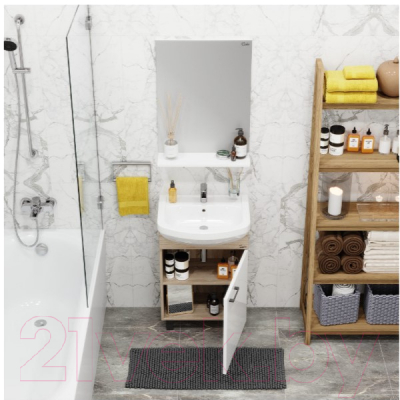 Тумба под умывальник Onika Эко 52.10 / 105209 (дуб сонома)