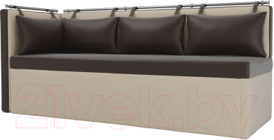 Скамья кухонная мягкая Mebelico Метро 41 левый / 58910 - фото