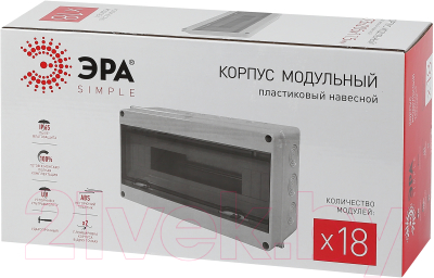 Бокс пластиковый ЭРА КМПн-18 IP65 / Б0046408