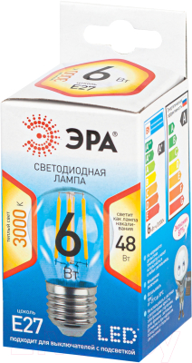 Лампа ЭРА P45-7W-827-E27 / Б0048386