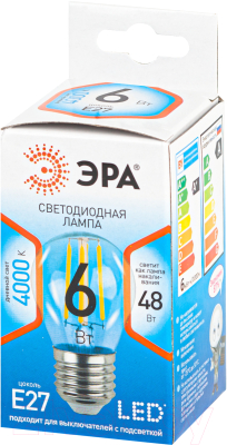 Лампа ЭРА F-LED P45-7W-840-E27 / Б0048387