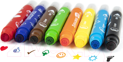 Фломастеры Brauberg Kids Funny Stamps / 152179