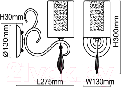 Бра MW light Эллегия 303022601