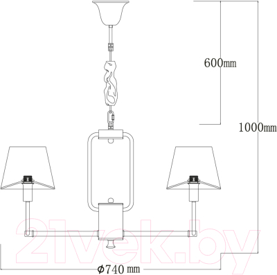 Люстра MW light София 355014608