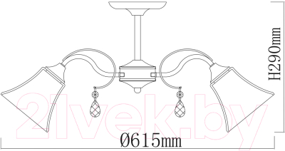 Люстра De City Олимпия 106010705