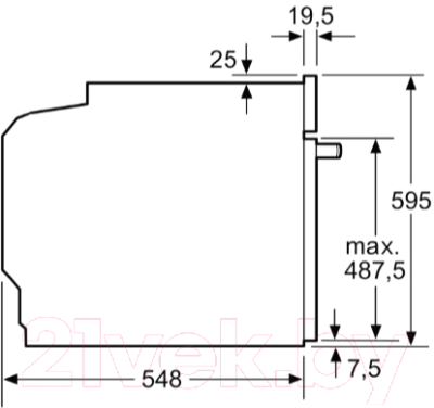 Электрический духовой шкаф Bosch HBG5370B0