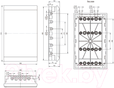 Бокс пластиковый IEK MKP82-V-36-WD-41-05
