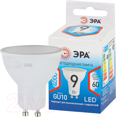 Лампа ЭРА LED MR16-10W-840-GU10 / Б0048377