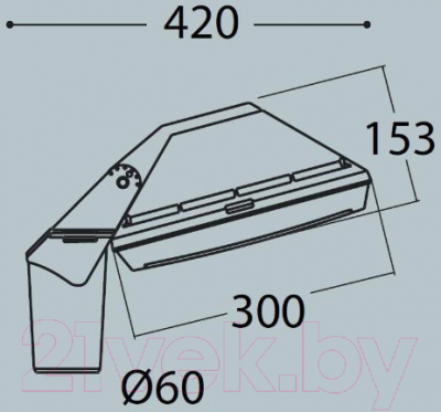 Бра уличное Fumagalli Guizeppe 4P2.000.G10.WYF1R