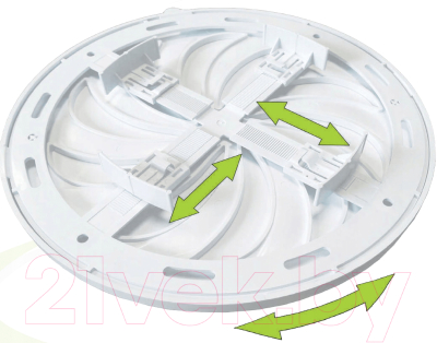 Решетка вентиляционная AirRoxy С регулировкой разхода воздуха 02-325