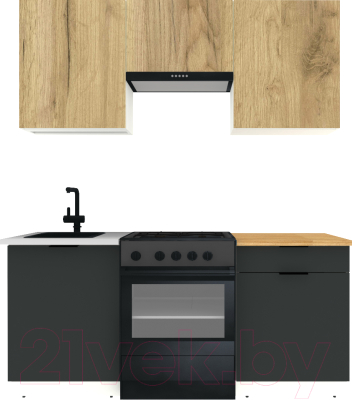 Готовая кухня ВерсоМебель Эко-2 1.8 - фото