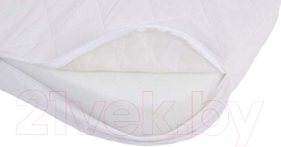 Матрас в кроватку Polini Kids Волшебные сны Перышко 50x90x10 / 0002540-1 (бязь) - фото