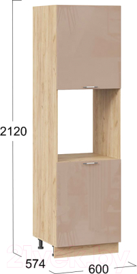 Шкаф-пенал кухонный ТриЯ Весна 1П6