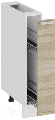 Шкаф карго ТриЯ Гранита 1Н15К (белый/дуб сонома)