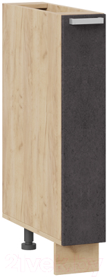 Шкаф карго ТриЯ Гранита 1Н15К (дуб крафт золотой/бетон графит) - фото