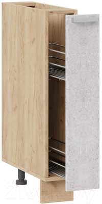 Шкаф карго ТриЯ Гранита 1Н15К (дуб крафт золотой/бетон снежный)