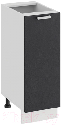 Шкаф-стол кухонный ТриЯ Гранита 1Н3 (белый/бетон графит) - фото
