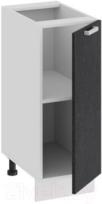 Шкаф-стол кухонный ТриЯ Гранита 1Н3 (белый/бетон графит)