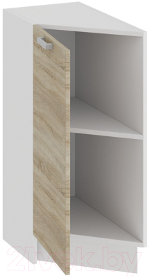 Шкаф-стол кухонный ТриЯ Гранита 1Н3Т (белый/дуб сонома)