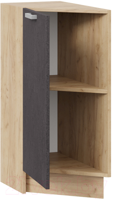 Шкаф-стол кухонный ТриЯ Гранита 1Н3Т (дуб крафт золотой/бетон графит)