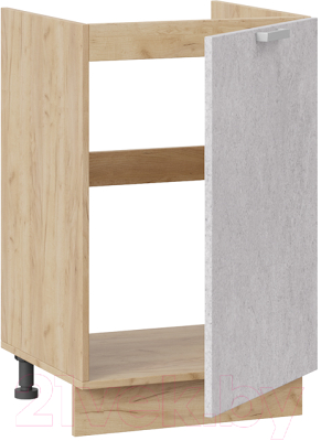Шкаф под мойку ТриЯ Гранита 1Н5М (дуб крафт золотой/бетон снежный)