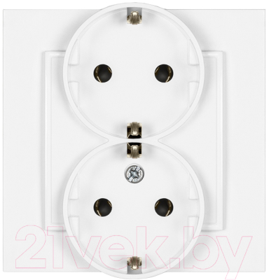 Розетка Karlik Schuko MGP-2s 2X2P - фото