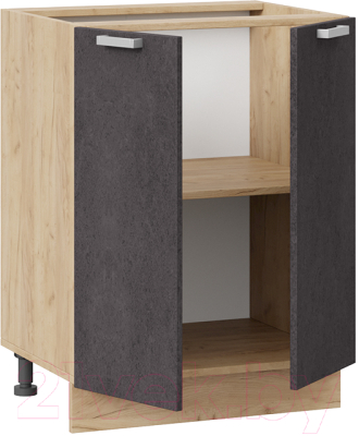 Шкаф-стол кухонный ТриЯ Гранита 1Н6 (дуб крафт золотой/бетон графит)