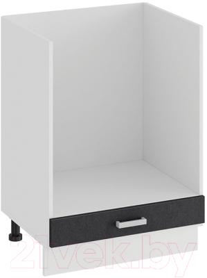 Шкаф под духовку ТриЯ Гранита 1Н6Б (белый/бетон графит) - фото
